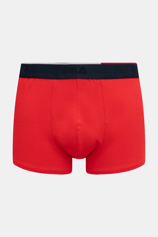 Fila bokserki dopasowane męskie bawełniane z elastanem 2-pack FU5360/2 czerwony SS26