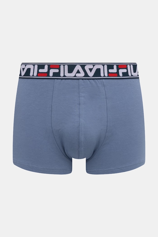 Odzież Fila bokserki dopasowane męskie bawełniane z elastanem 2-pack FU5362/2 niebieski