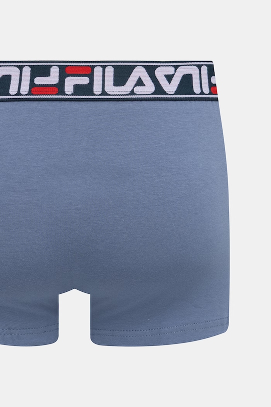 Fila bokserki dopasowane męskie bawełniane z elastanem 2-pack FU5362/2 niebieski