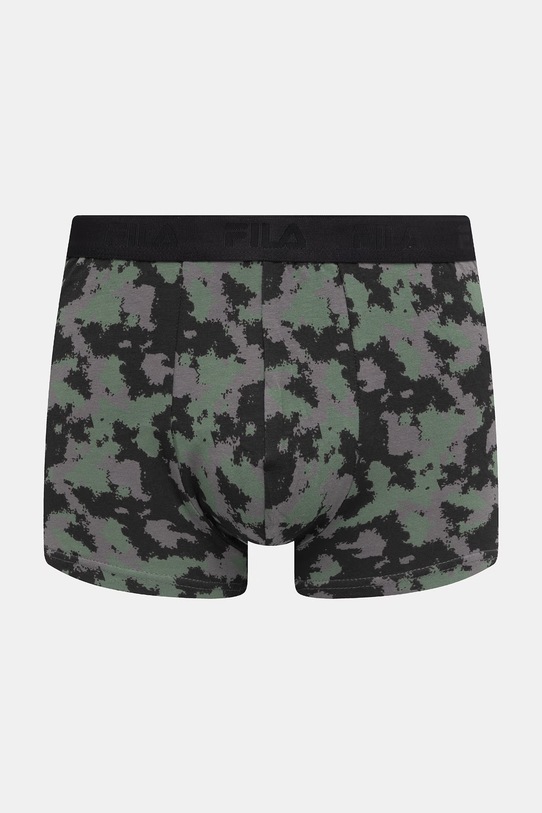 Fila bokserki dopasowane męskie bawełniane z elastanem 2-pack FU5366/2 czarny SS26