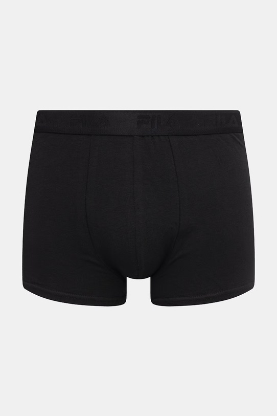 Odzież Fila bokserki dopasowane męskie bawełniane z elastanem 2-pack FU5366/2 czarny