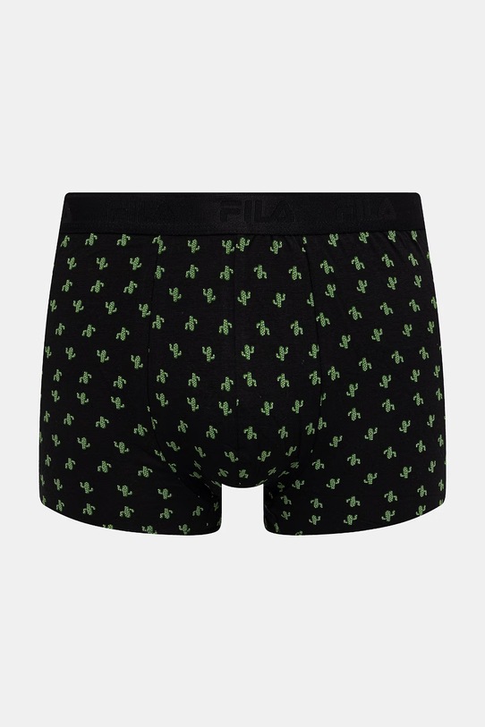 Fila bokserki dopasowane męskie bawełniane z elastanem 3-pack FU5378/3 czarny SS26