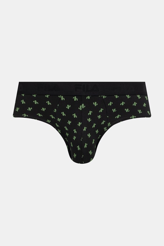 Fila slipy męskie bawełniane z elastanem 3-pack czarny FU5379/3