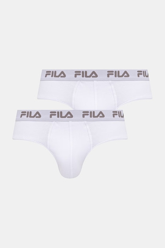 Fila slipy męskie z bawełną 2-pack biały FU5003/2