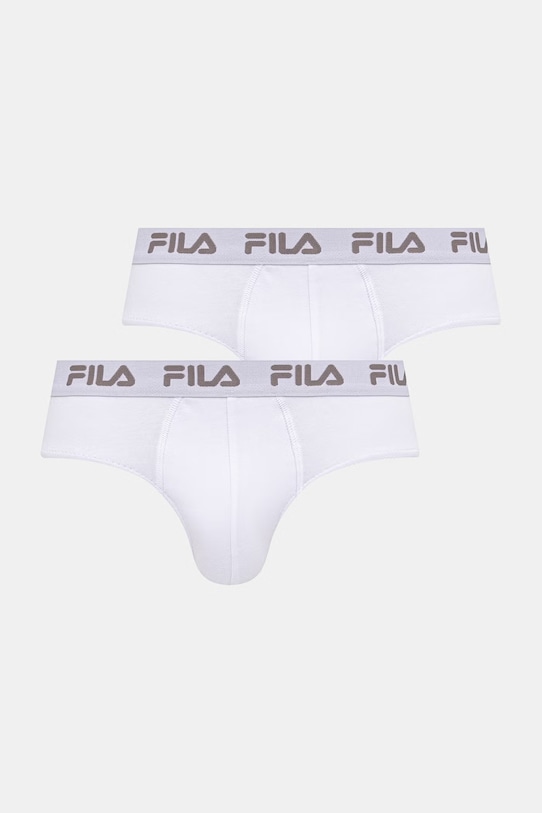 Fila slipy męskie z bawełną 2-pack biały FU5003/2