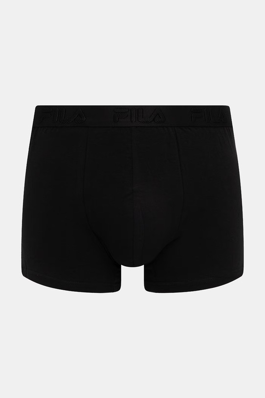 Fila bokserki dopasowane męskie z bawełną 2-pack FU5381/2 czarny SS26