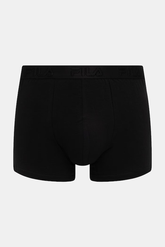 Fila bokserki dopasowane męskie z bawełną 2-pack FU5381/2 czarny SS26