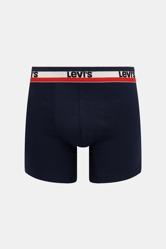 Levi's bokserki męskie bawełniane z elastanem 4-pack 37149.1303 granatowy AA00