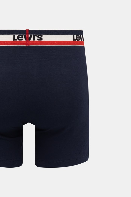 Levi's bokserki męskie bawełniane z elastanem 4-pack granatowy 37149.1303