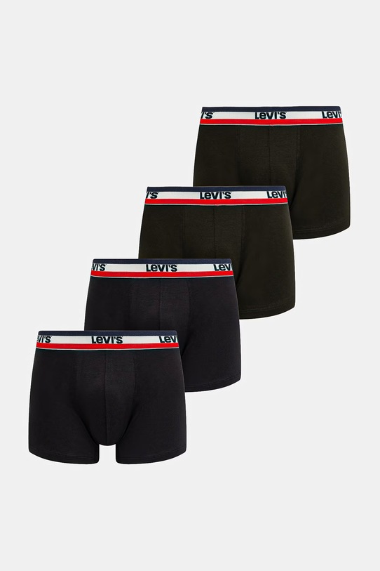 Levi's bokserki męskie 4-pack czarny 37149.1304
