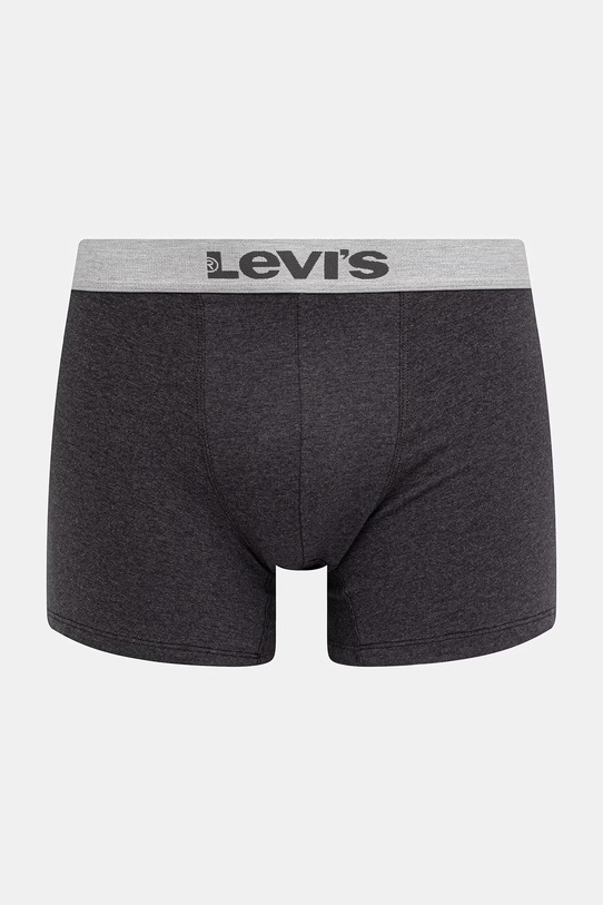 Levi's bokserki męskie bawełniane z elastanem 6-pack 37149.1305 czarny AA00