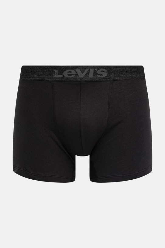 Odzież Levi's bokserki męskie bawełniane z elastanem 6-pack 37149.1305 czarny