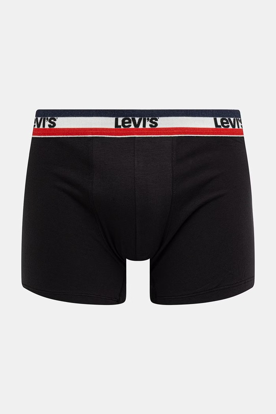Levi's bokserki męskie bawełniane z elastanem 6-pack 37149.1306 niebieski AA00
