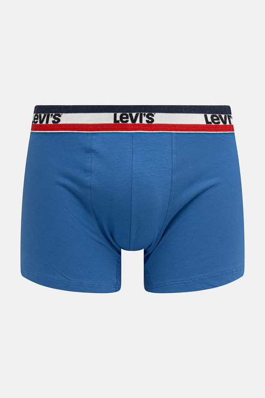 Odzież Levi's bokserki męskie bawełniane z elastanem 6-pack 37149.1306 niebieski