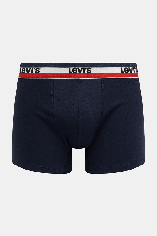 Levi's bokserki męskie bawełniane z elastanem 6-pack niebieski 37149.1306