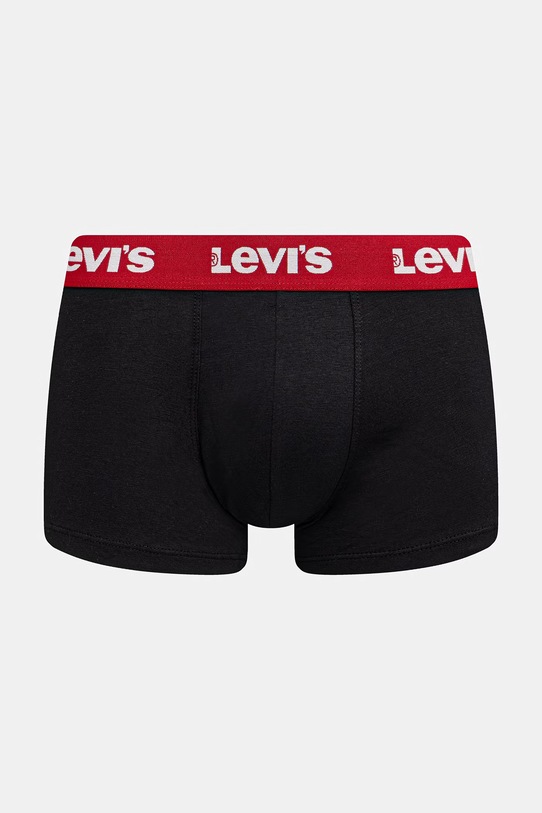 Levi's bokserki męskie bawełniane z elastanem 2-pack 37149.1210 czarny AA00
