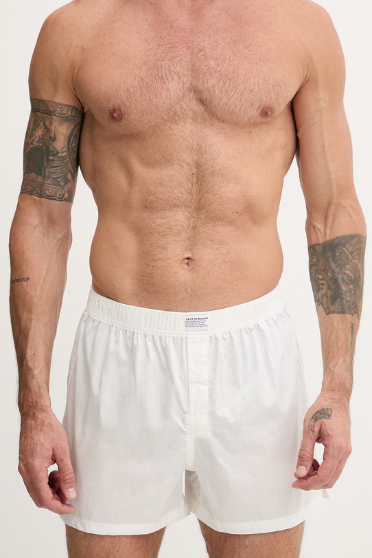 Odzież Levi's bokserki męskie bawełniane 2-pack 37149.1237 niebieski