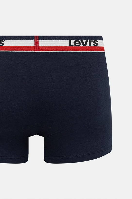 Odzież Levi's bokserki męskie bawełniane z elastanem 2-pack 37149.1243 granatowy