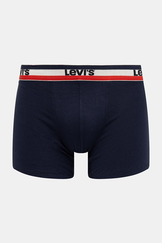 Levi's bokserki męskie bawełniane z elastanem 2-pack 37149.1247 niebieski AA00