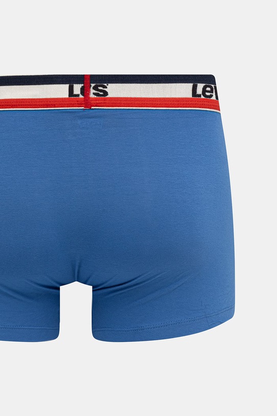 Levi's bokserki męskie bawełniane z elastanem 2-pack 37149.1247 niebieski