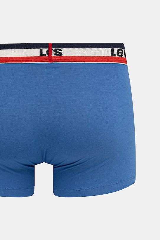 Levi's bokserki męskie bawełniane z elastanem 2-pack 37149.1247 niebieski