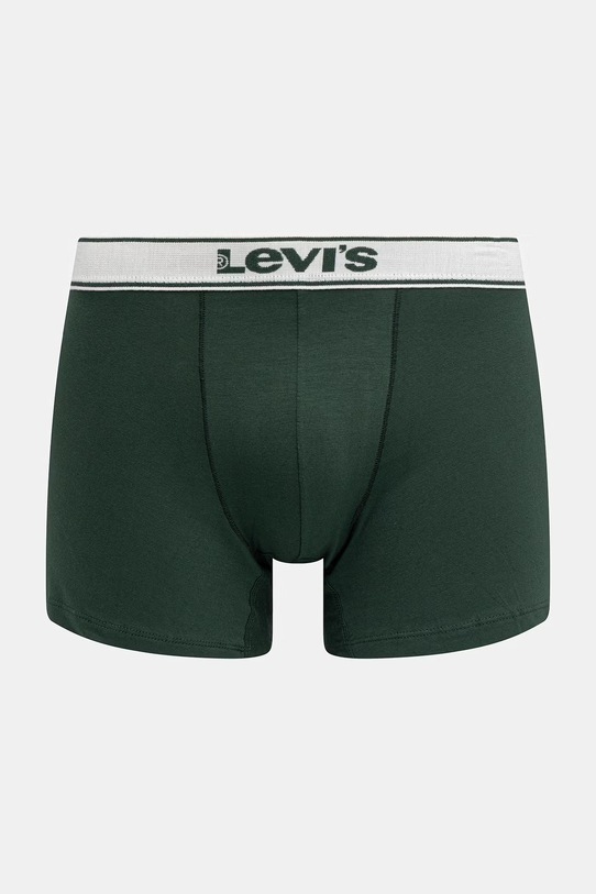 Levi's bokserki męskie bawełniane z elastanem 2-pack 37149.1253 zielony AA00