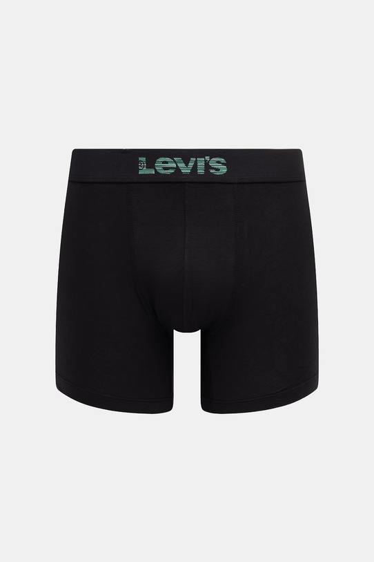 Odzież Levi's bokserki męskie bawełniane z elastanem 2-pack 37149.1270 zielony