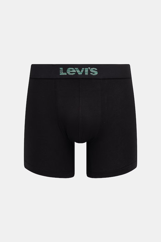 Odzież Levi's bokserki męskie bawełniane z elastanem 2-pack 37149.1270 zielony