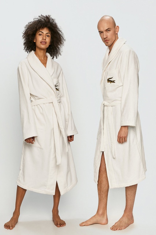 Халат Lacoste хлопок белый LRENE