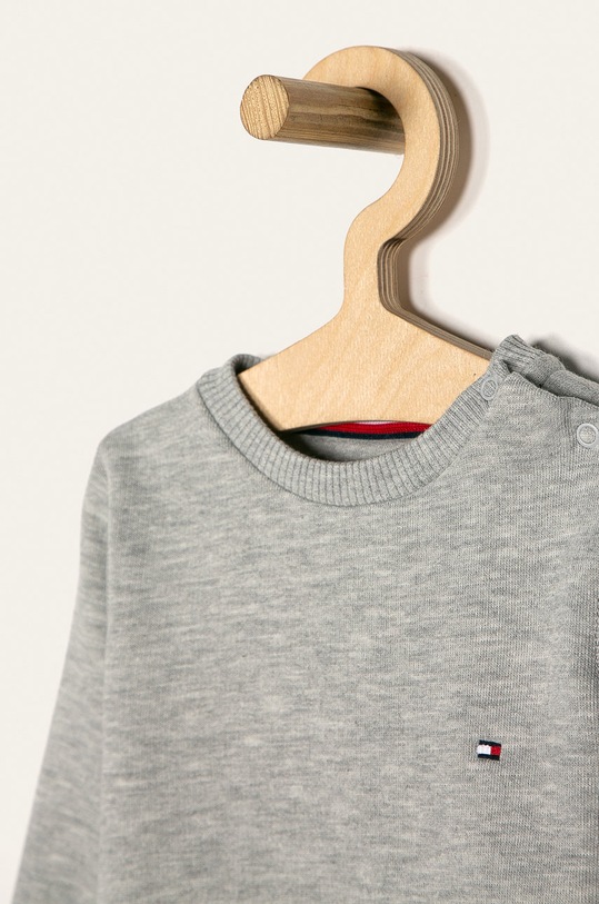 Chlapec Tommy Hilfiger - Detská mikina 80-176 cm KB0KB04137 sivá