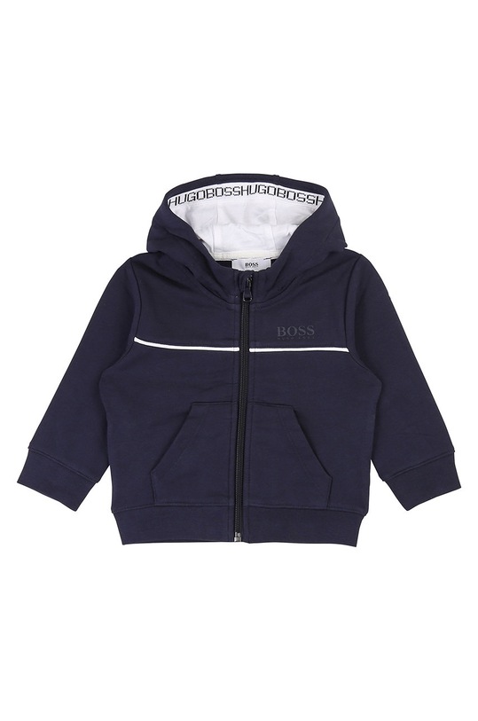 Boss - Dětská mikina 86-98 cm s kapucí námořnická modř J05P04.86.98