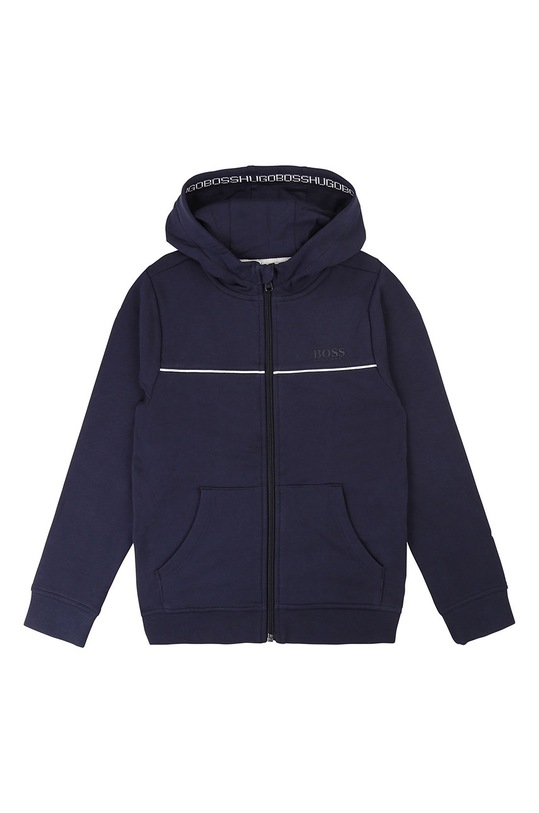 Boss - Detská mikina 164-176 cm s elastanom tmavomodrá J25P08.164.176