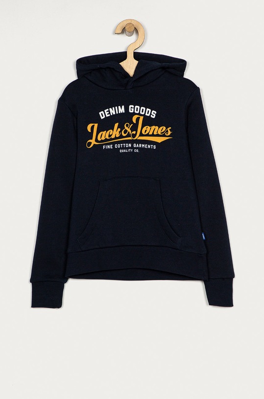 Jack & Jones - Dětská mikina 152-176 cm s kapucí námořnická modř 12173883