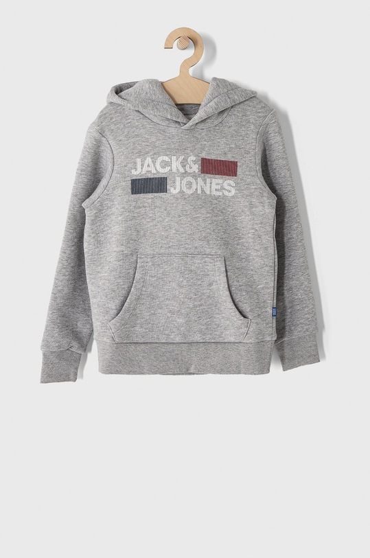 Jack & Jones bluza dziecięca z kapturem szary 12152841.