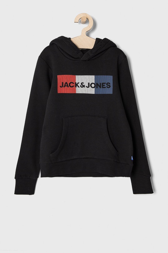 Jack & Jones bluza dziecięca z kapturem czarny 12152841.