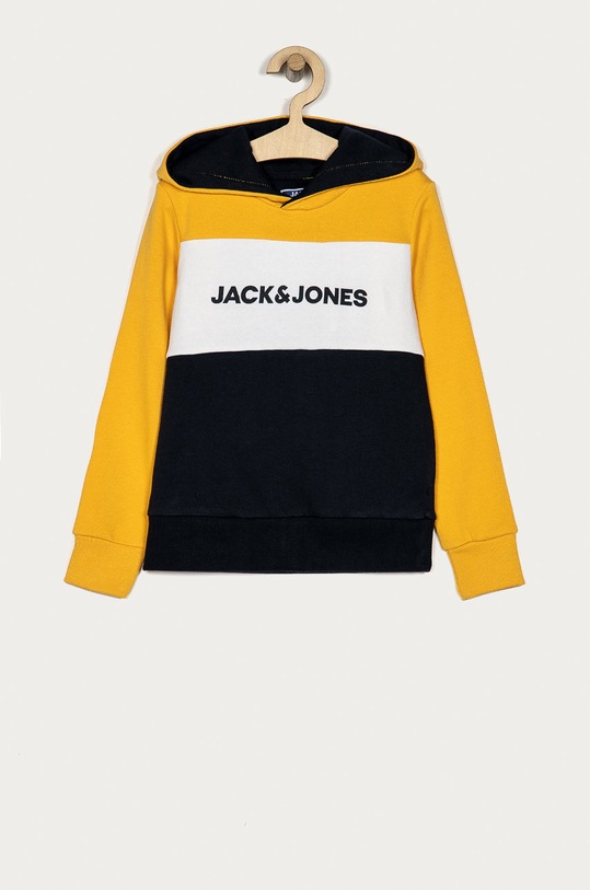 Jack & Jones - Detská mikina 128-176 cm s kapucňou žltá 12173901.