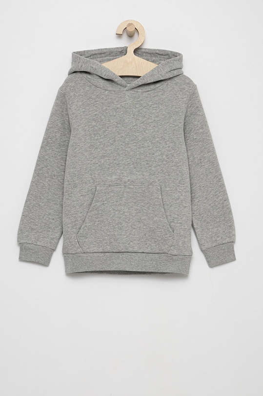 Detská mikina Name it s kapucňou sivá 13192126