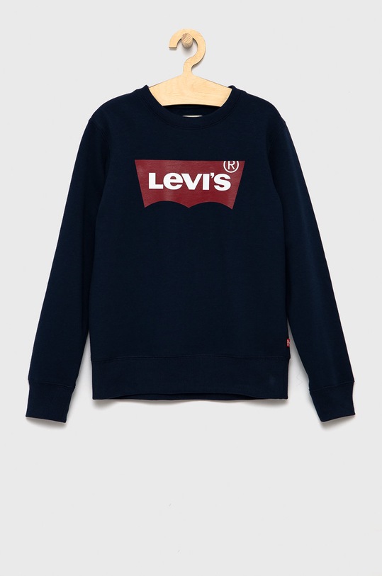 Dětská mikina Levi's bez kapuce námořnická modř 9E9079.NOS.B
