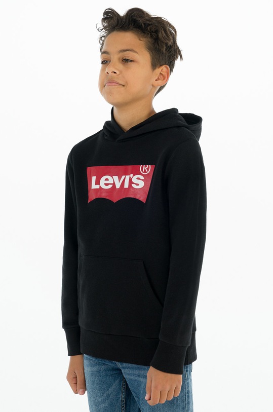 Παιδική μπλούζα Levi's 9E8778.NOS.B μαύρο AA00