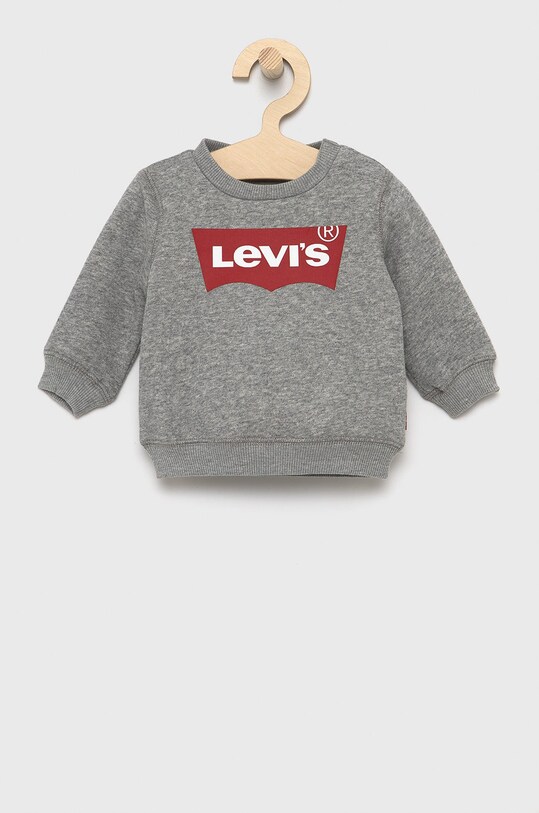 Дитяча кофта Levi's бавовна сірий 6E9079.NOS.B