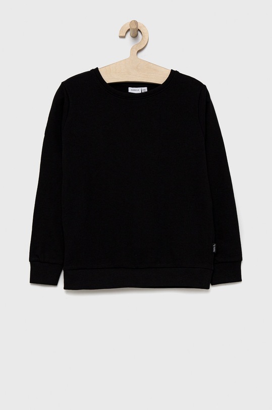 Detská mikina Name it bez kapucne čierna 13202504.Black