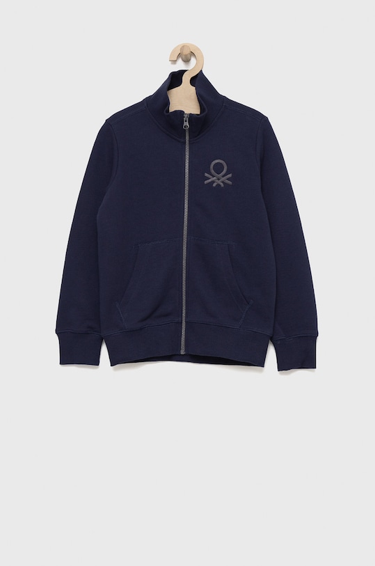 Детская хлопковая кофта United Colors of Benetton хлопок тёмно-синий 3J68C501B.G.NOS