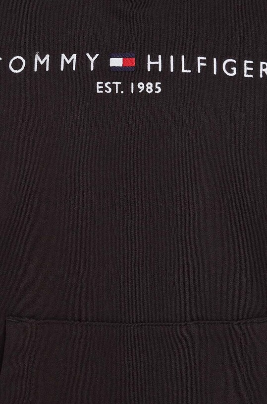 Дитяча бавовняна кофта Tommy Hilfiger чорний KS0KS00213
