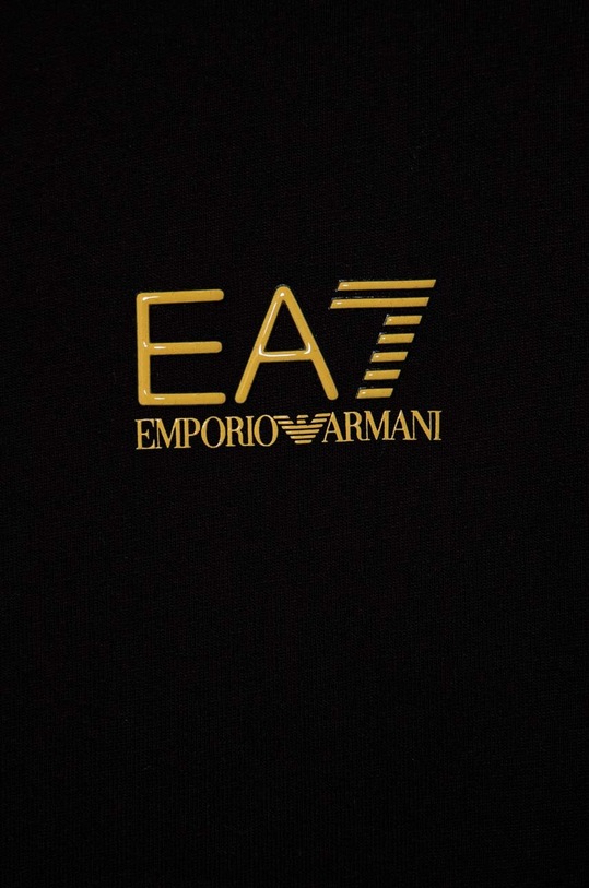 Fiú EA7 Emporio Armani gyerek melegítőfelső pamutból 8NBM51.BJ05Z fekete