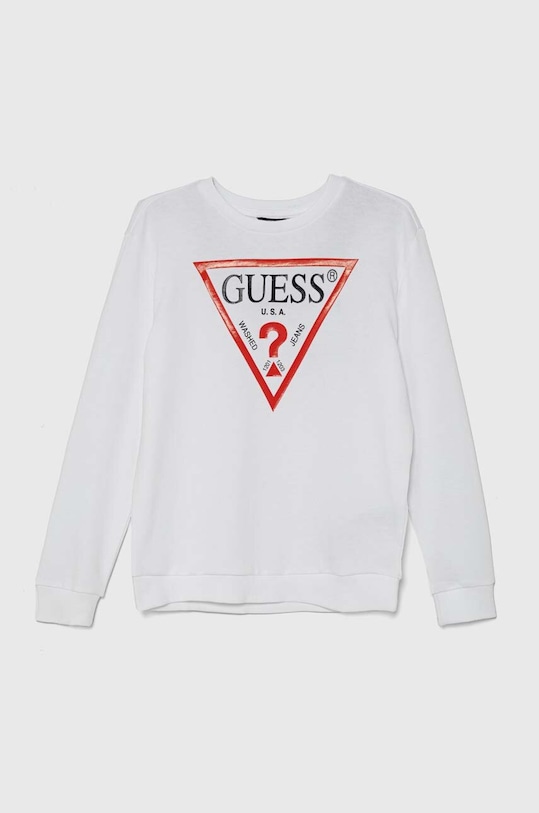 Детская хлопковая кофта Guess хлопок белый L73Q09.KAUG0.9BYH