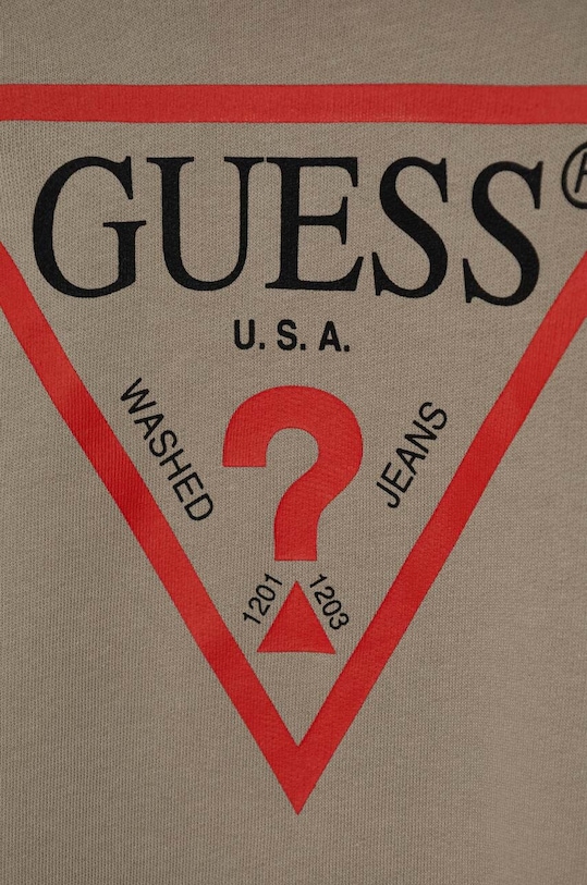 Chłopiec Guess bluza bawełniana dziecięca L73Q09.KAUG0.9BYH beżowy