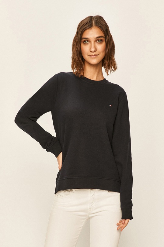 Tommy Hilfiger - Bluza uni bleumarin WW0WW25012.NOS