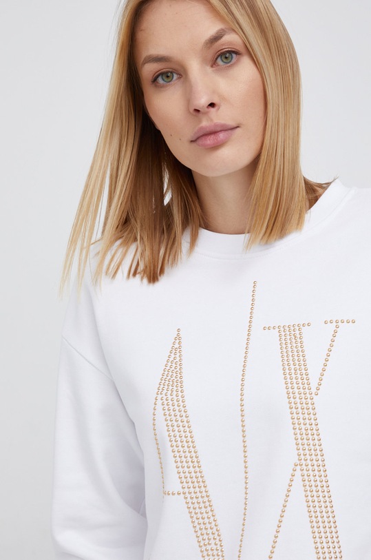 Armani Exchange bluza bawełniana biały 8NYM01.YJ68Z.NOS