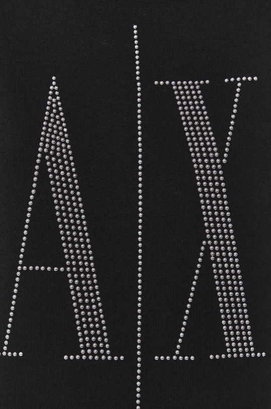 Bavlněná mikina Armani Exchange 8NYM01.YJ68Z.NOS černá