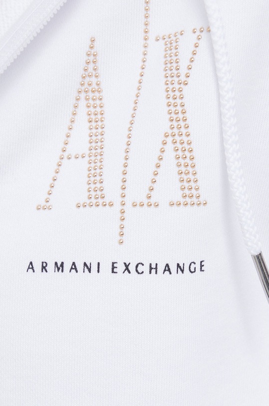 Bavlněná mikina Armani Exchange 8NYM21.YJ68Z.NOS bílá